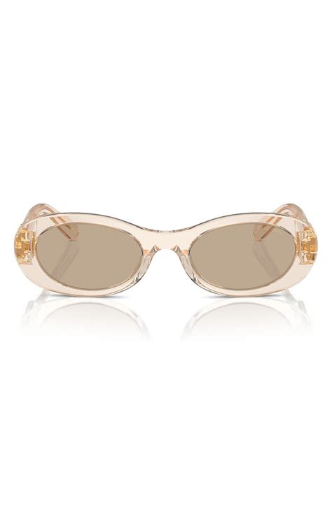 Miu Miu 50mm Oval Sunglasses 